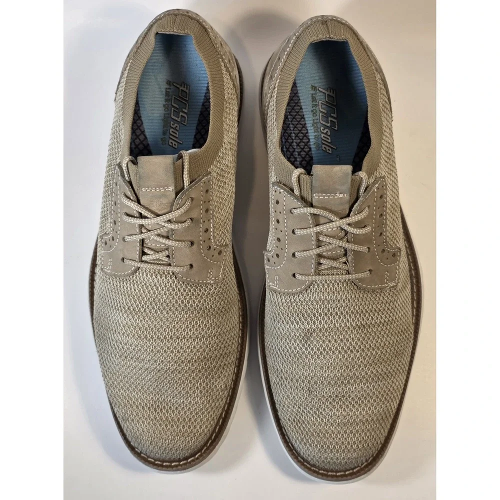 Dockers Men's 10m5 M Beige Round Toe Lace Up Oxford Casual Dress Shoes